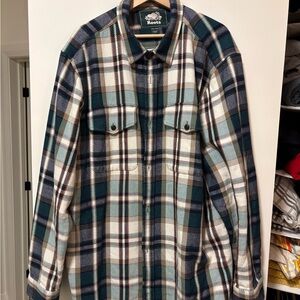Roots Men's Plaid Shirt Jacket